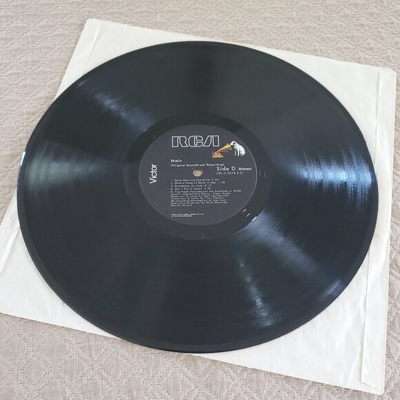 Hair Original Movie Soundtrack 2 LP Set Album Vinyl RCA Records CBL2-3274 TESTED - Picture 12 of 13